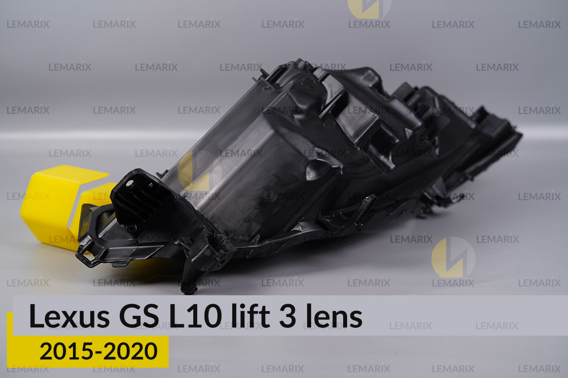 Корпус фары Lexus GS L10 3 линзы (2015-2020) рест левый