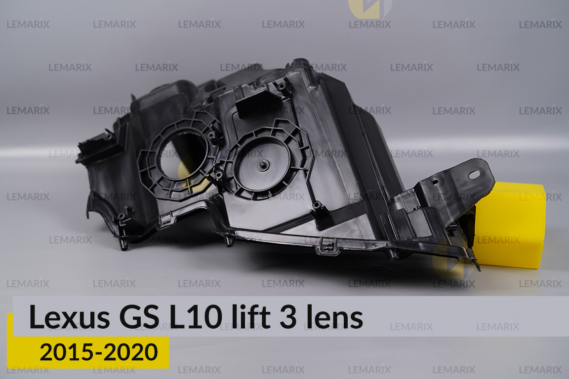 Корпус фары Lexus GS L10 3 линзы (2015-2020) рест левый