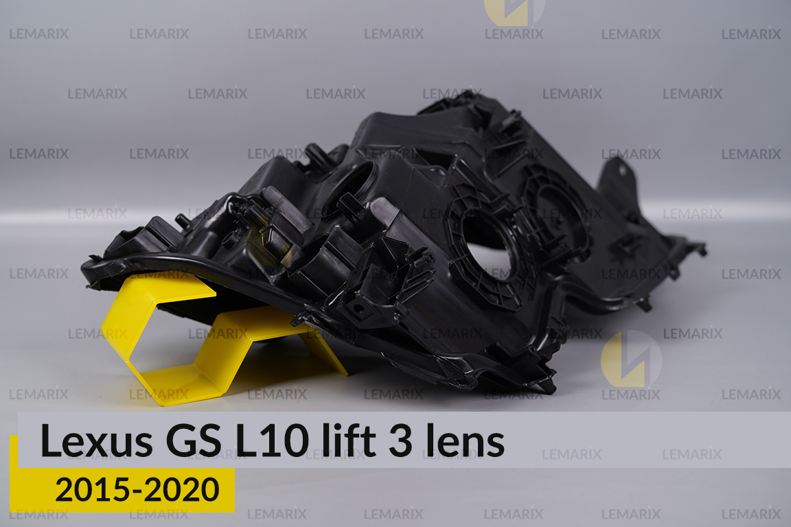 Корпус фары Lexus GS L10 3 линзы (2015-2020) рест левый