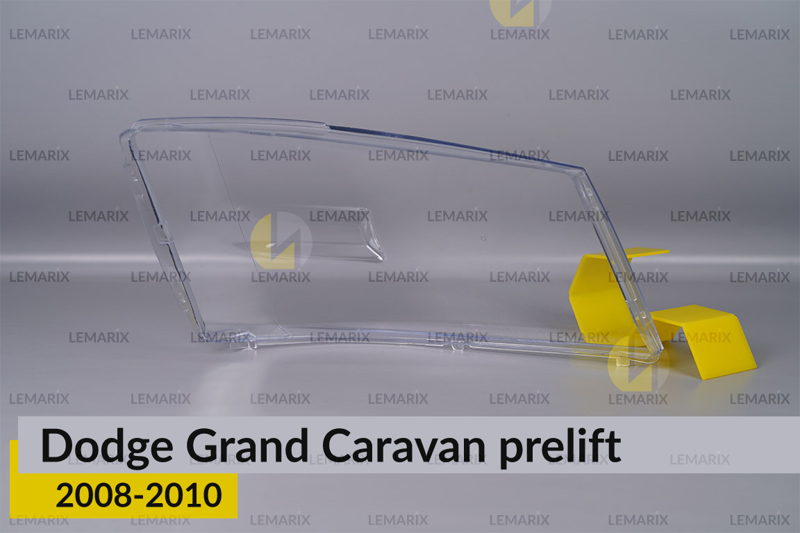 Скло фари Dodge Grand Caravan (2008-2010) дорест ліве