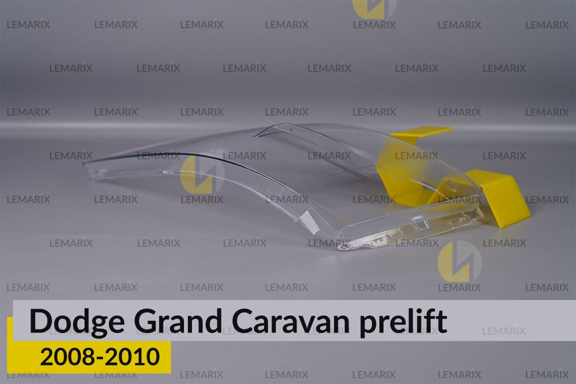 Скло фари Dodge Grand Caravan (2008-2010) дорест ліве