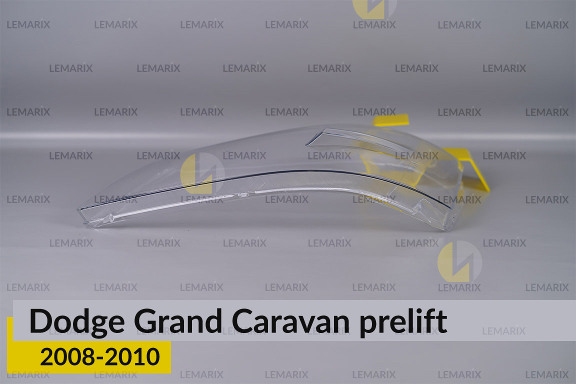 Скло фари Dodge Grand Caravan (2008-2010) дорест ліве