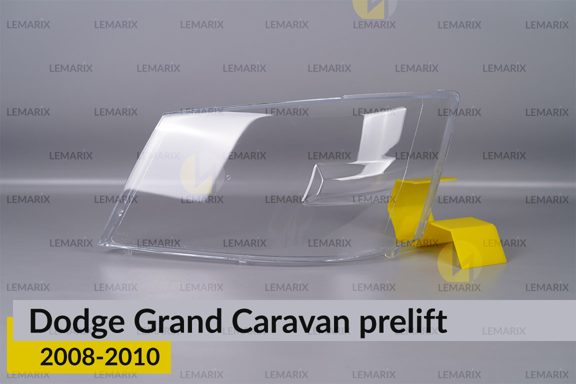 Скло фари Dodge Grand Caravan (2008-2010) дорест ліве