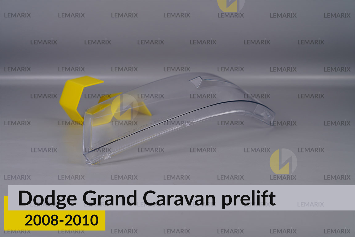 Скло фари Dodge Grand Caravan (2008-2010) дорест ліве