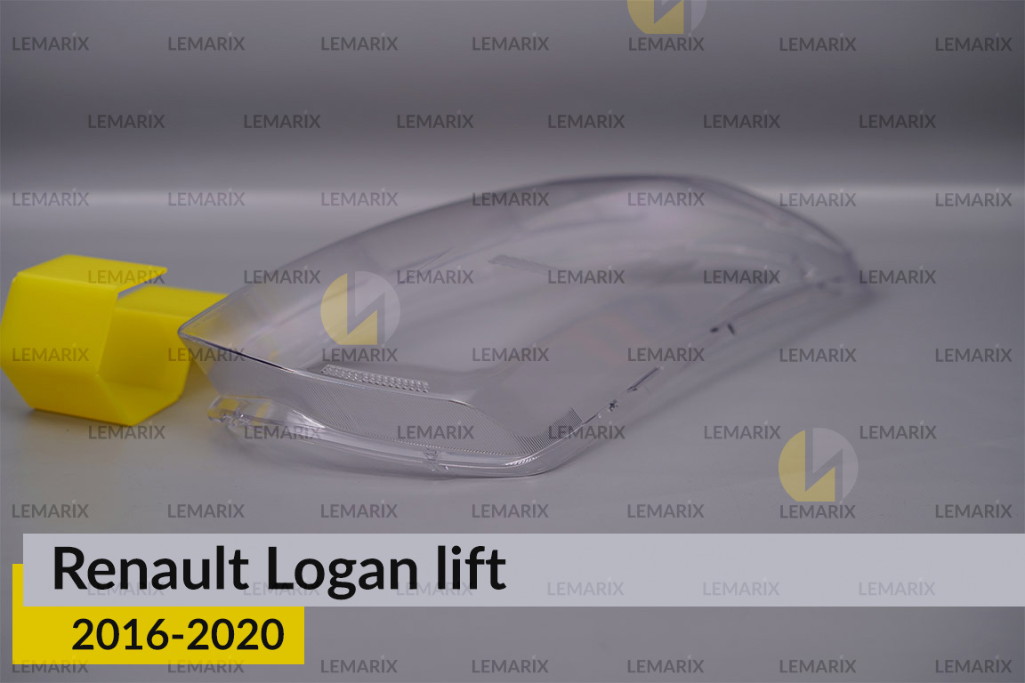Скло фари Renault Logan (2016-2020) рест праве