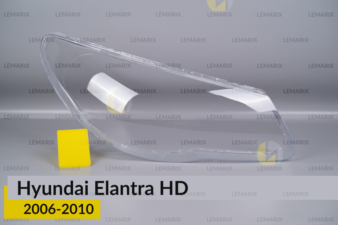 Скло фари Hyundai Elantra HD (2006-2010) праве
