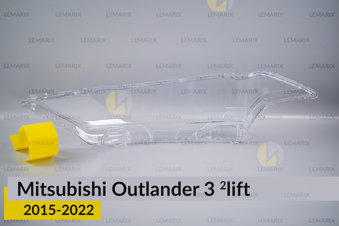 Скло фари Mitsubishi Outlander 3 (2015-2022) 2 рест ліве
