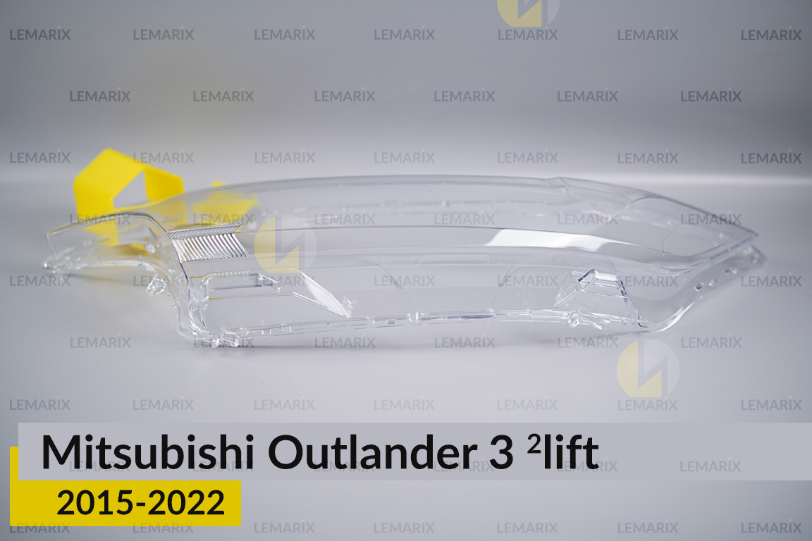 Скло фари Mitsubishi Outlander 3 (2015-2022) 2 рест ліве