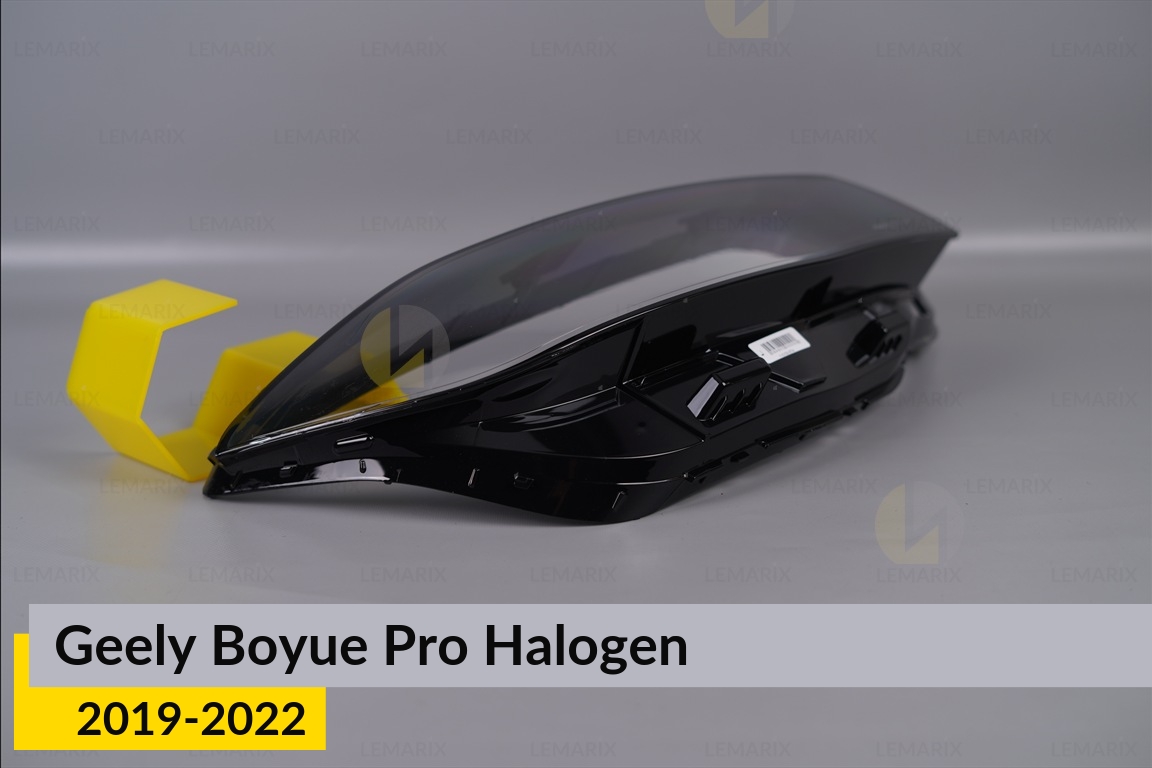 Скло фари Geely Boyue Pro Halogen (2019-2022) праве