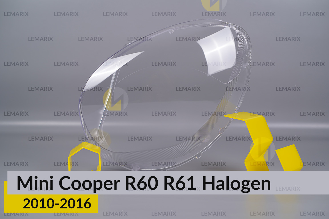 Скло фари Mini Cooper Countryman Paceman R60 R61 Halogen (2010-2016) ліве