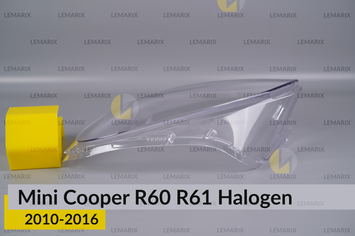 Скло фари Mini Cooper Countryman Paceman R60 R61 Halogen (2010-2016) ліве