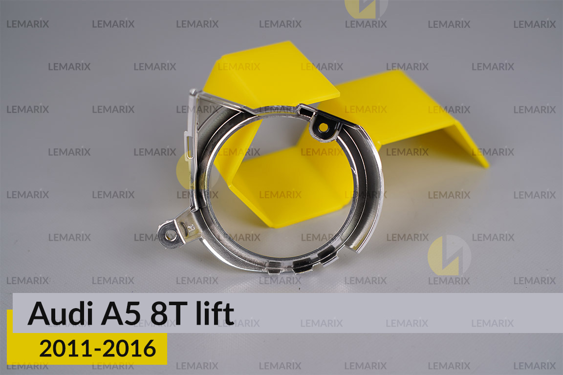 Хромована маска лінзи Audi A5 8T (2011-2016) рест ліва