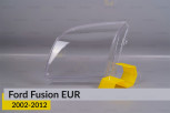 Скло фари Ford Fusion EUR (2002-2012) ліве