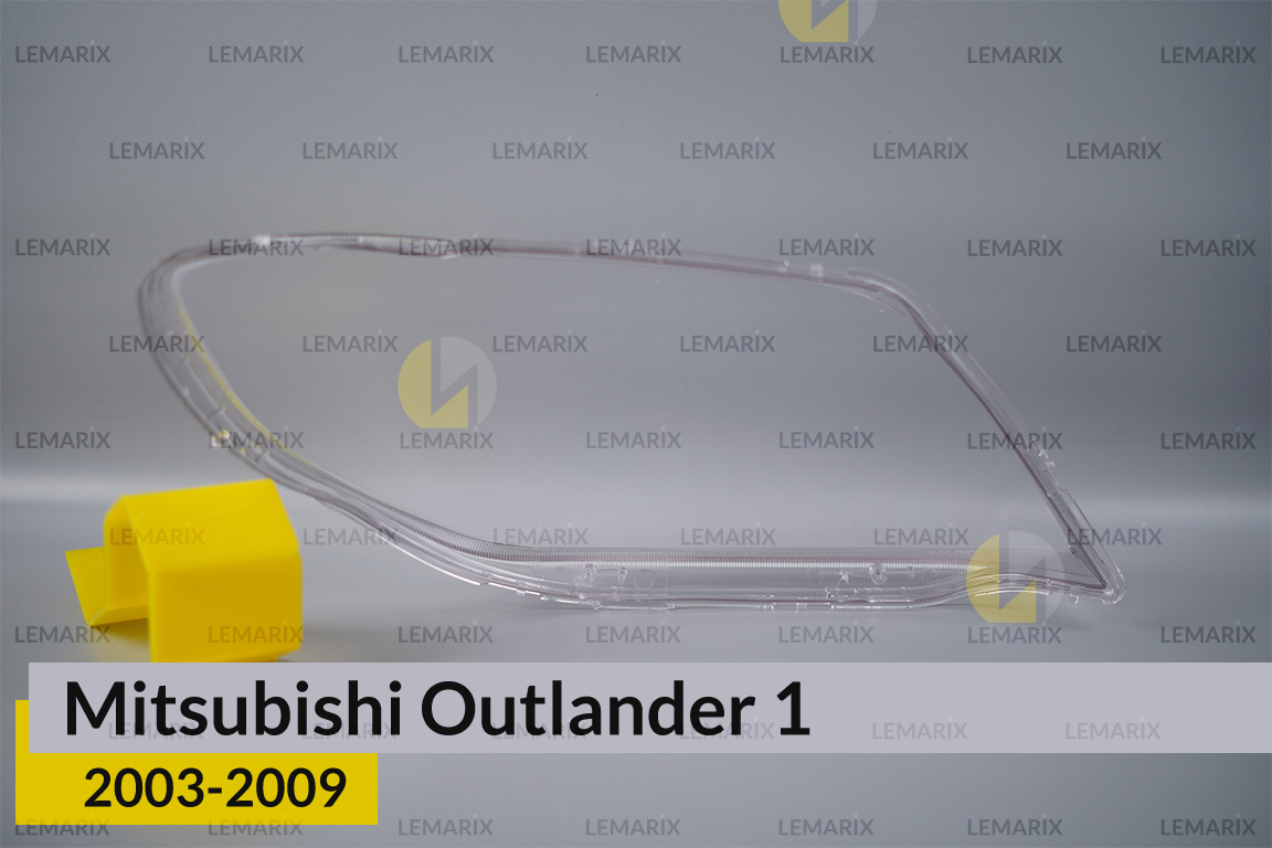 Скло фари Mitsubishi Outlander 1 (2003-2009) ліве