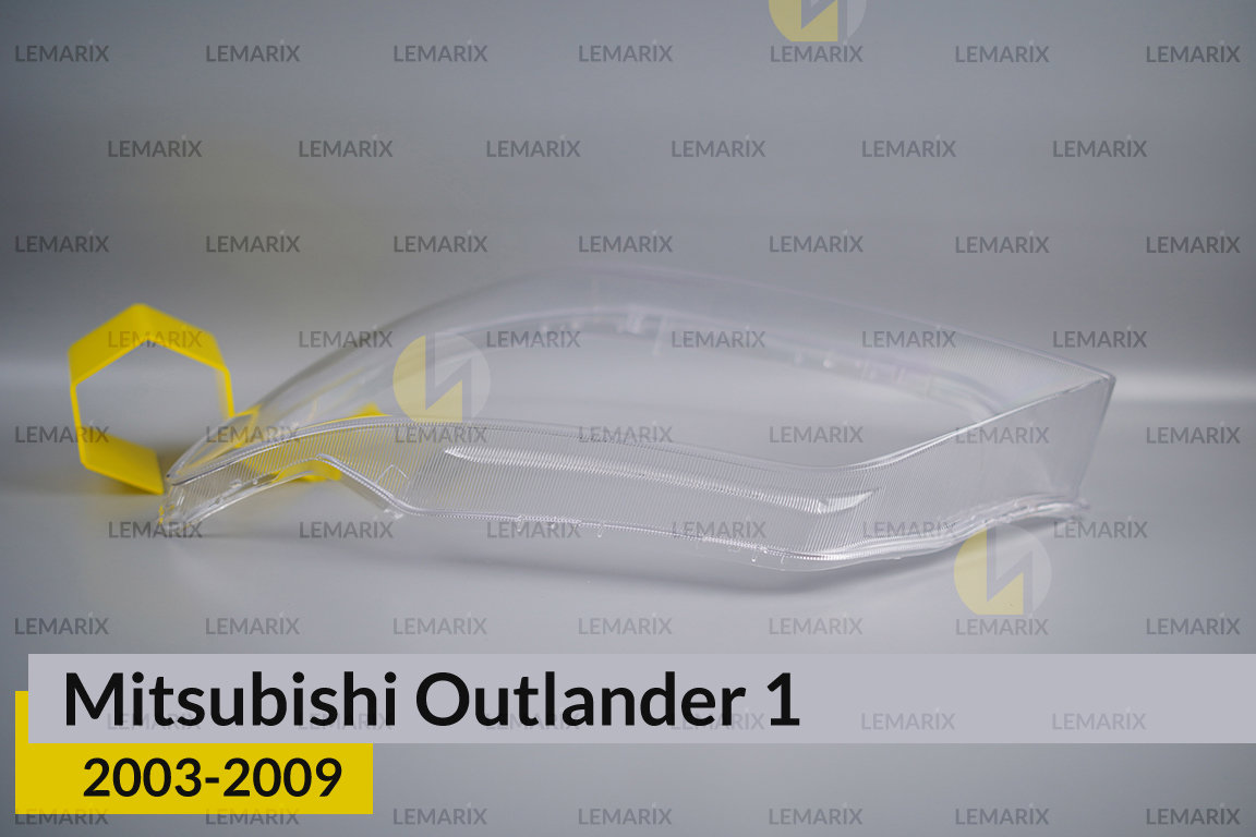 Скло фари Mitsubishi Outlander 1 (2003-2009) ліве