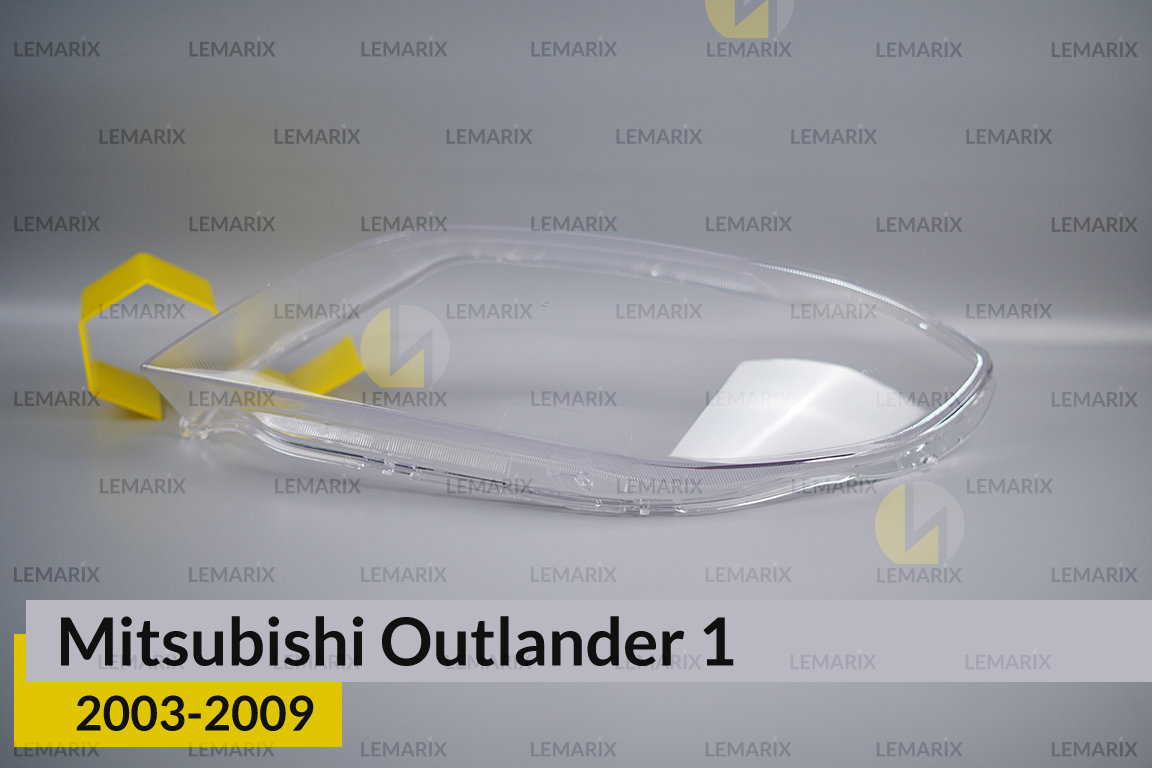Скло фари Mitsubishi Outlander 1 (2003-2009) ліве