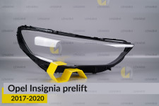 Скло фари Opel Insignia (2017-2020) дорест праве