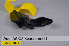Декоративная маска под линзу Audi A6 C7 Xenon (2010-2014) дорест правая