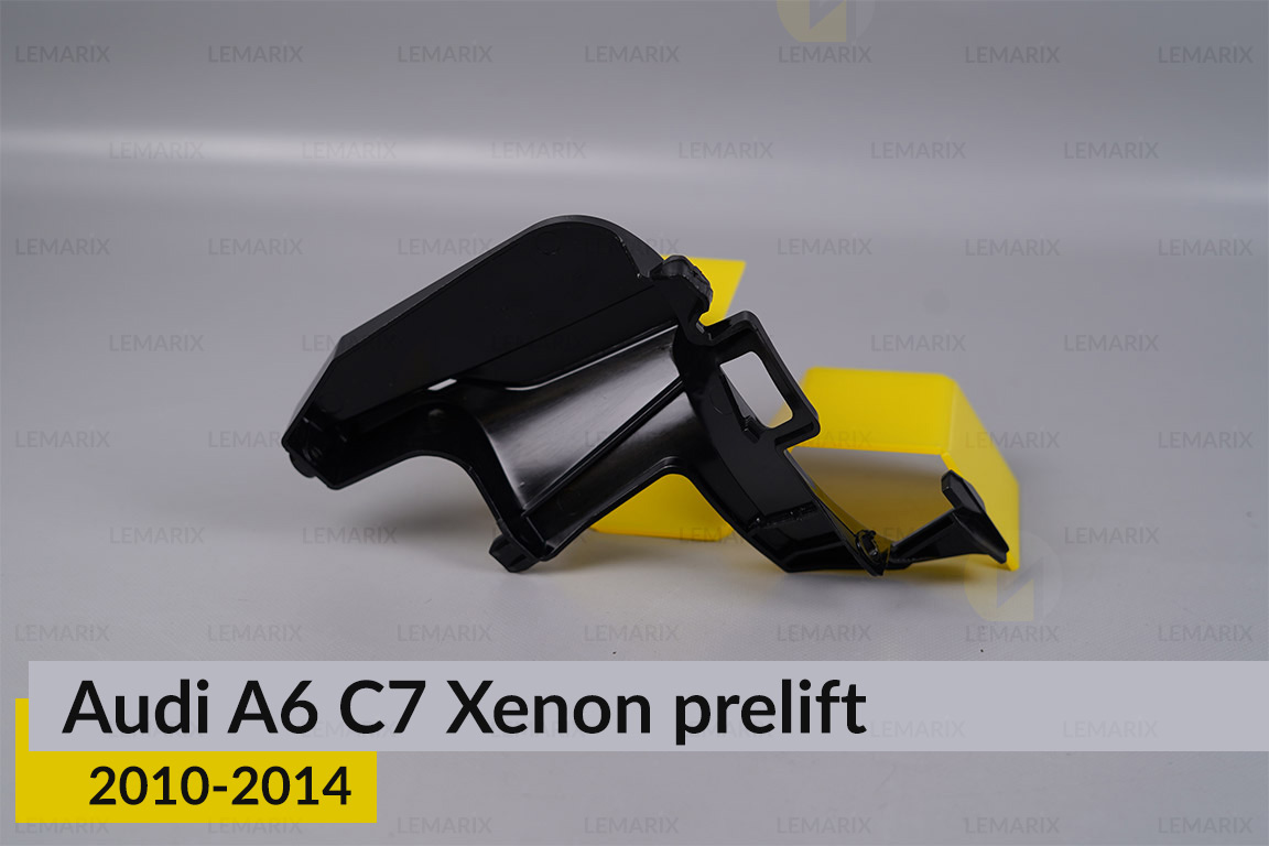 Декоративна маска під лінзу Audi A6 C7 Xenon (2010-2014) дорест права