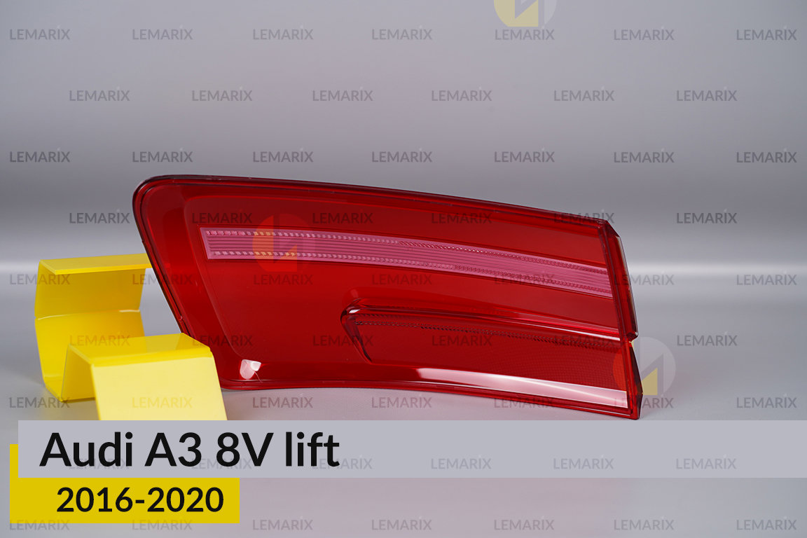 Скло заднього ліхтаря зовнішнє в крилі Audi A3 8V (2016-2020) рест праве