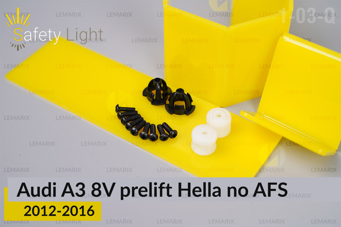 Перехідна рамка для Audi A3 8V Hella no AFS (2012-2016) дорест