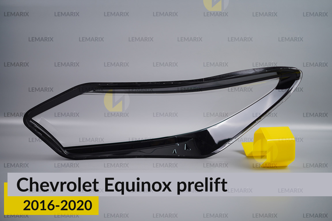 Скло фари Chevrolet Equinox (2016-2020) дорест праве
