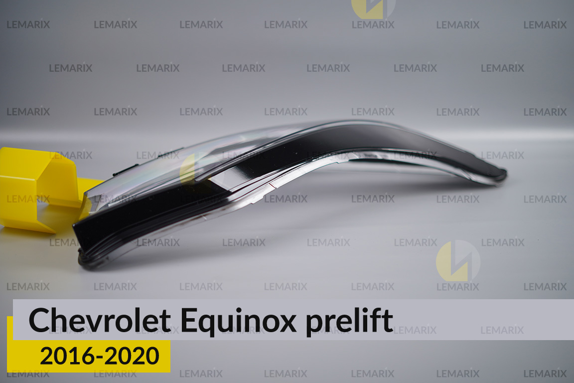 Скло фари Chevrolet Equinox (2016-2020) дорест праве