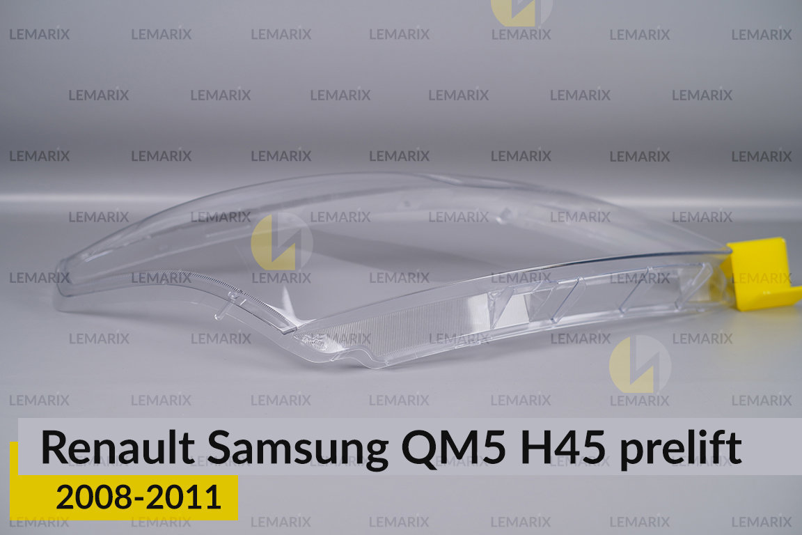 Скло фари Renault Samsung QM5 H45 (2008-2011) дорест праве