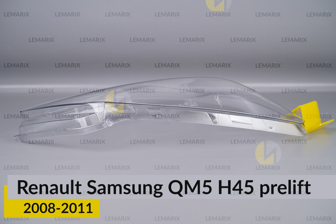 Скло фари Renault Samsung QM5 H45 (2008-2011) дорест праве