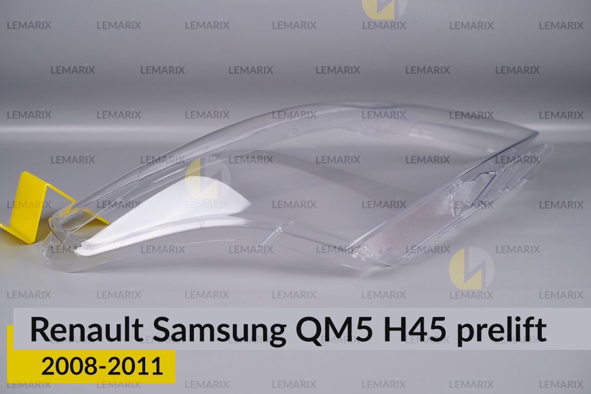 Скло фари Renault Samsung QM5 H45 (2008-2011) дорест праве
