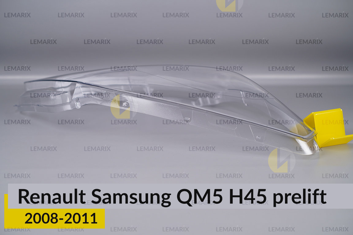 Скло фари Renault Samsung QM5 H45 (2008-2011) дорест праве