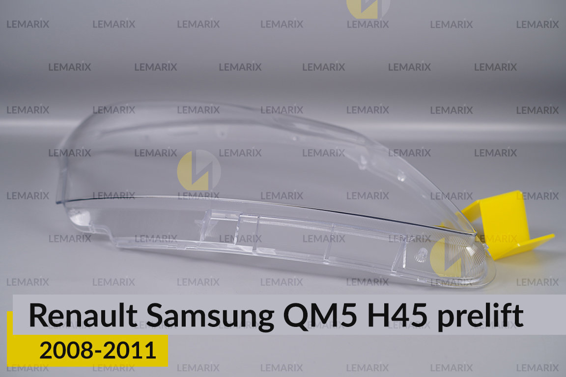 Скло фари Renault Samsung QM5 H45 (2008-2011) дорест праве