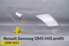 Скло фари Renault Samsung QM5 H45 (2008-2011) дорест праве