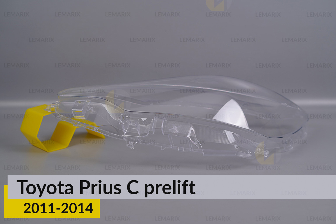 Скло фари Toyota Prius C (2011-2014) дорест ліве