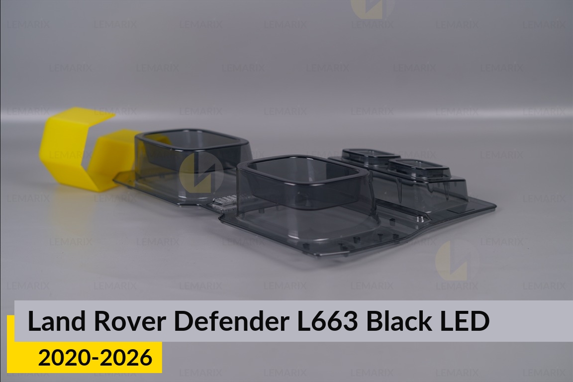 Скло заднього ліхтаря Land Rover Defender L663 Black LED (2020-2026) праве