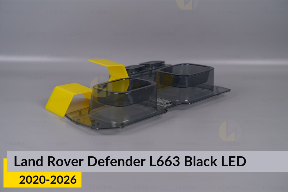 Скло заднього ліхтаря Land Rover Defender L663 Black LED (2020-2026) праве