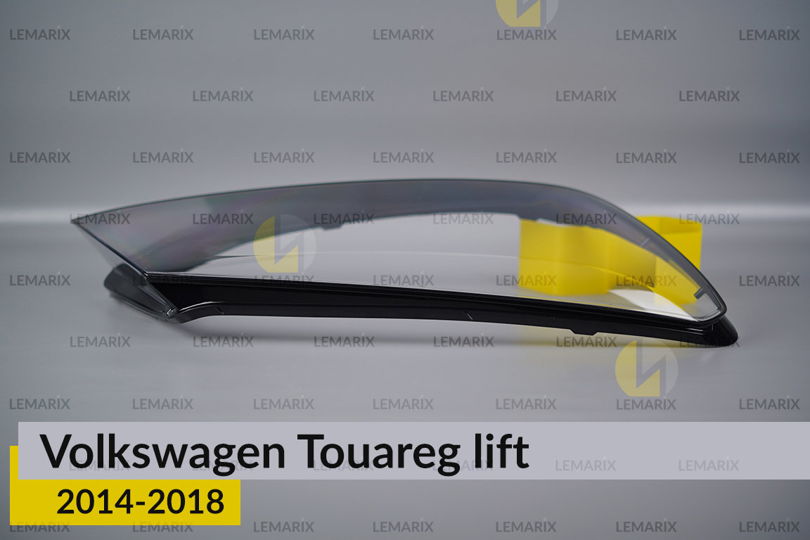 Скло фари VW Volkswagen Touareg (2014-2018) рест праве