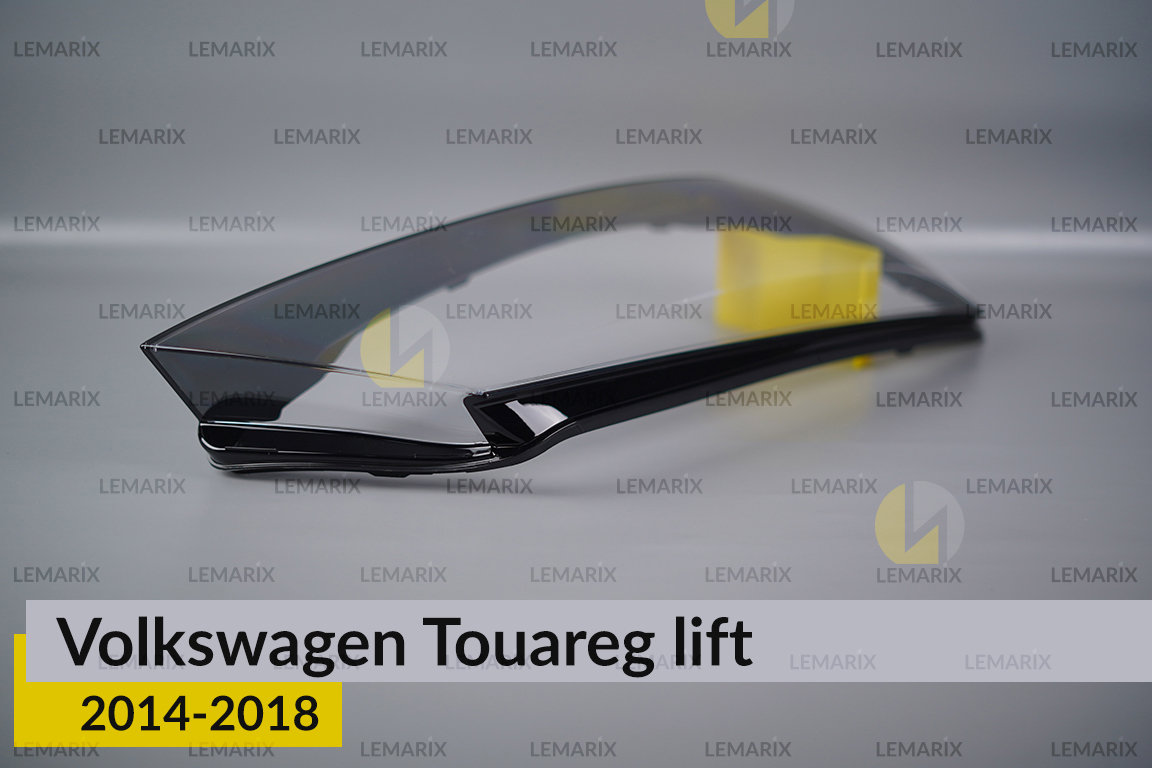 Скло фари VW Volkswagen Touareg (2014-2018) рест праве