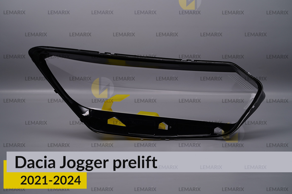 Скло фари Dacia Jogger (2020-2025) дорест/1 рест ліве