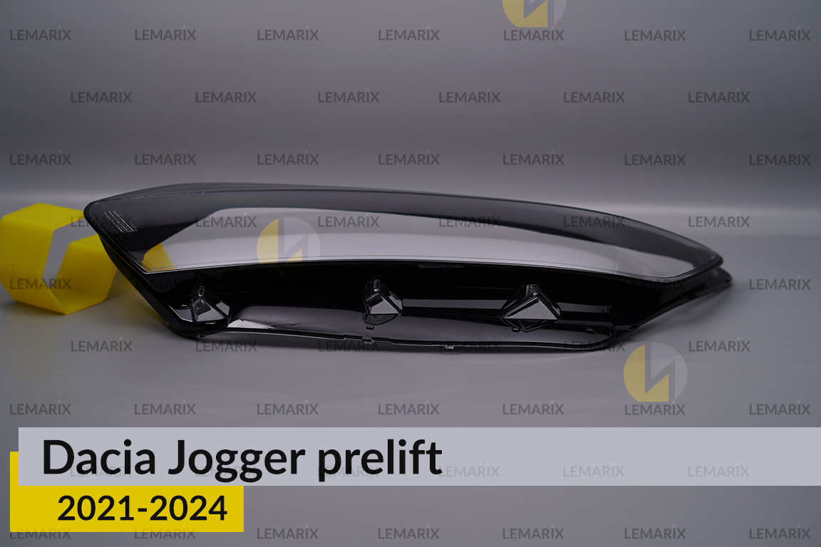Скло фари Dacia Jogger (2020-2025) дорест/1 рест ліве