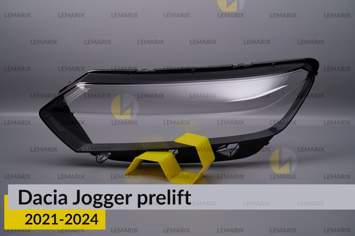 Скло фари Dacia Jogger (2020-2025) дорест/1 рест ліве