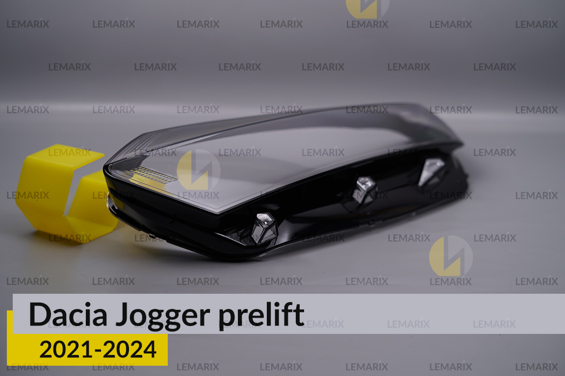 Скло фари Dacia Jogger (2020-2025) дорест/1 рест ліве