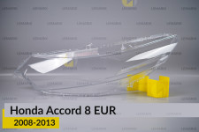 Скло фари Honda Accord 8 EUR (2008-2013) ліве