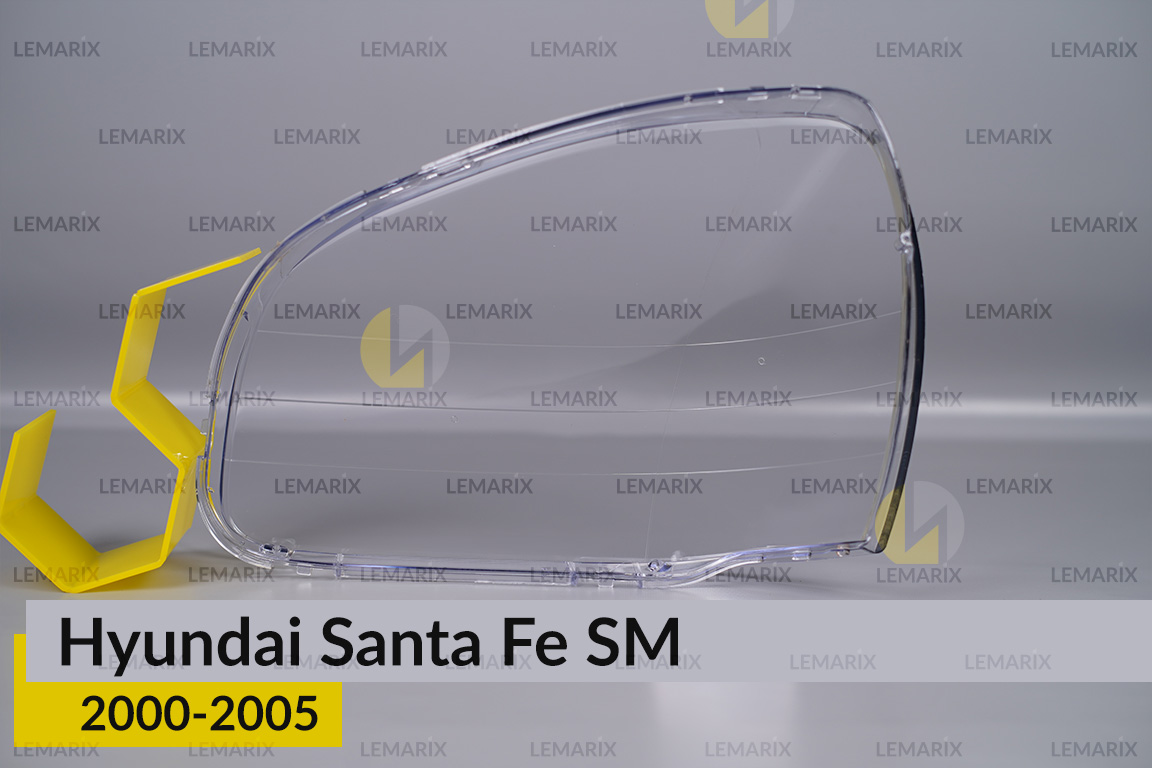 Скло фари Hyundai Santa Fe SM (2000-2005) праве