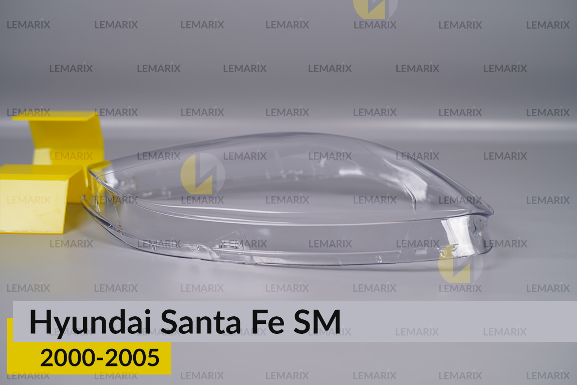 Скло фари Hyundai Santa Fe SM (2000-2005) праве
