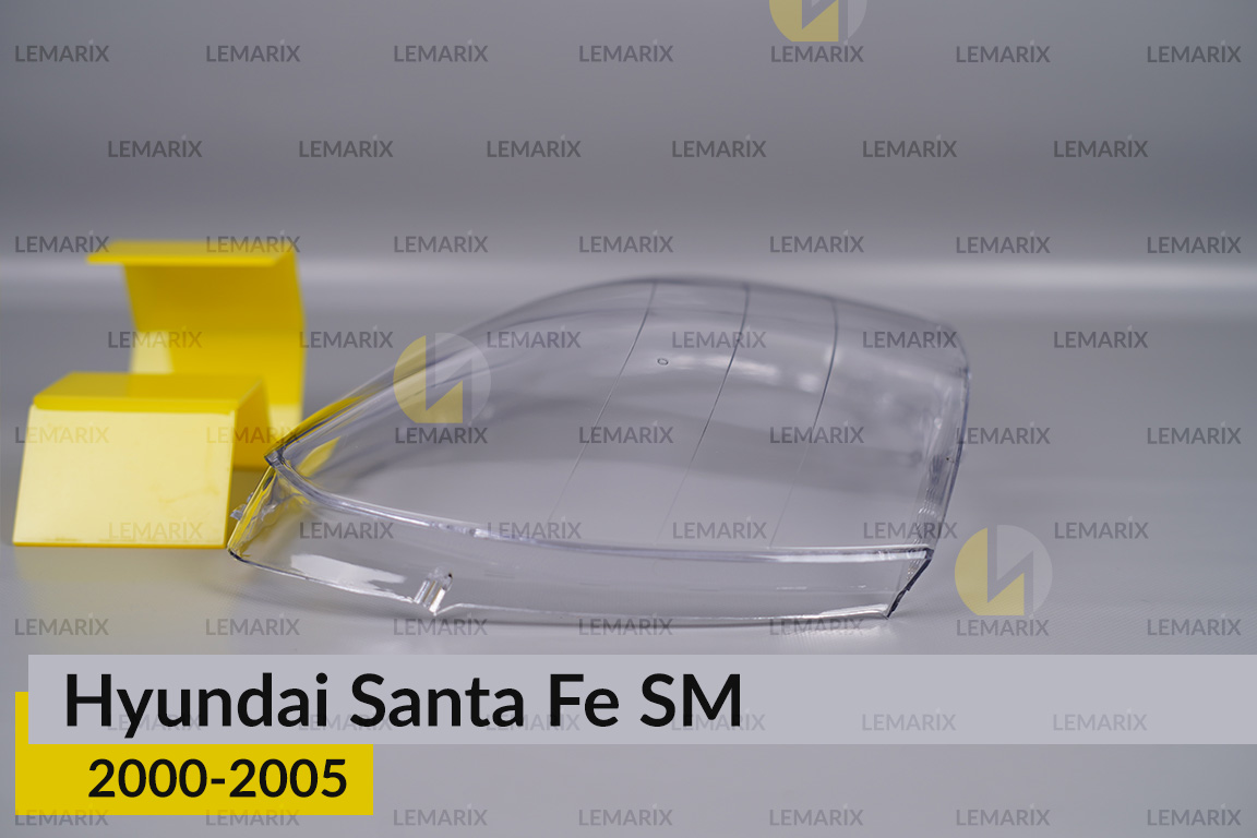 Скло фари Hyundai Santa Fe SM (2000-2005) праве