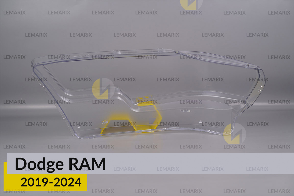 Скло фари Dodge RAM (2019-2024) праве