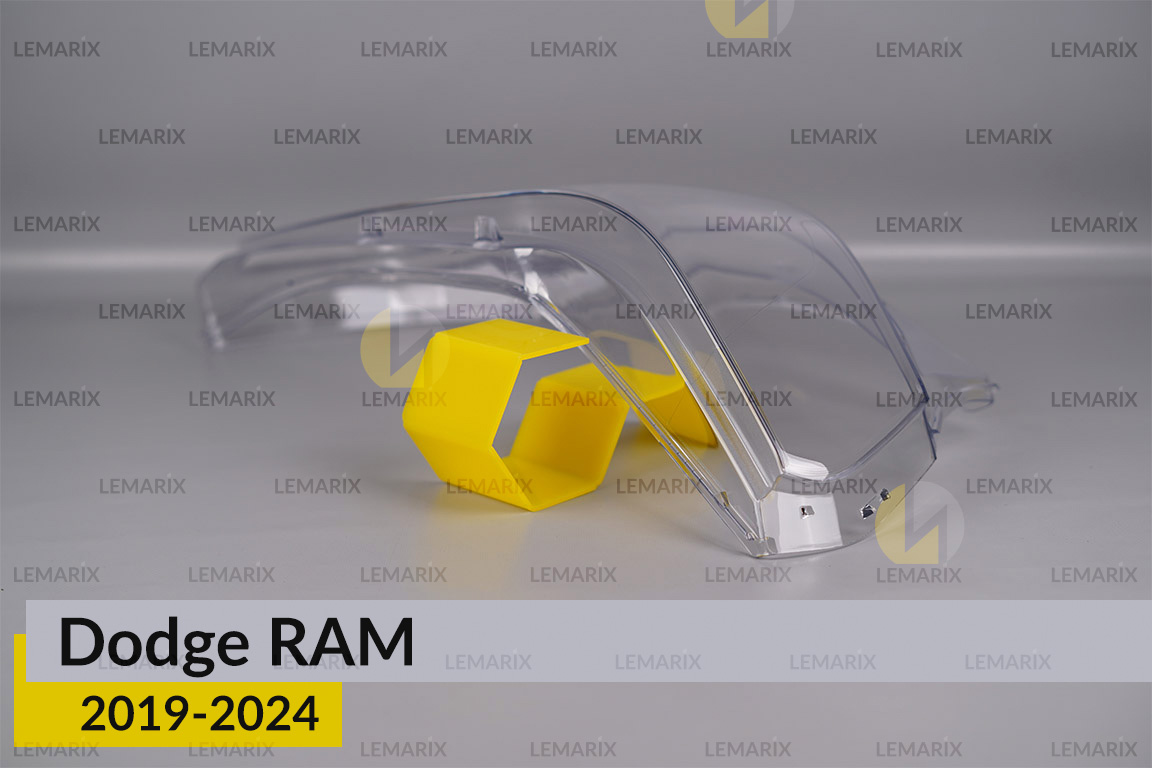 Скло фари Dodge RAM (2019-2024) праве
