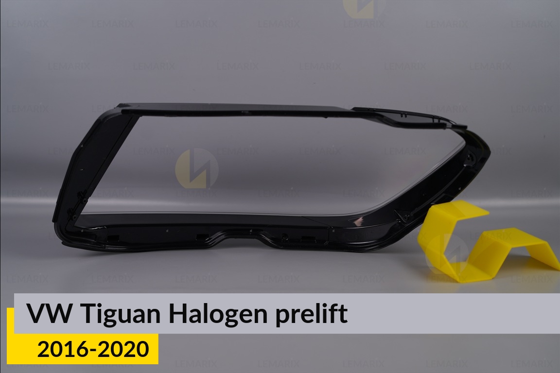 Скло фари VW Volkswagen Tiguan Halogen (2016-2020) дорест праве