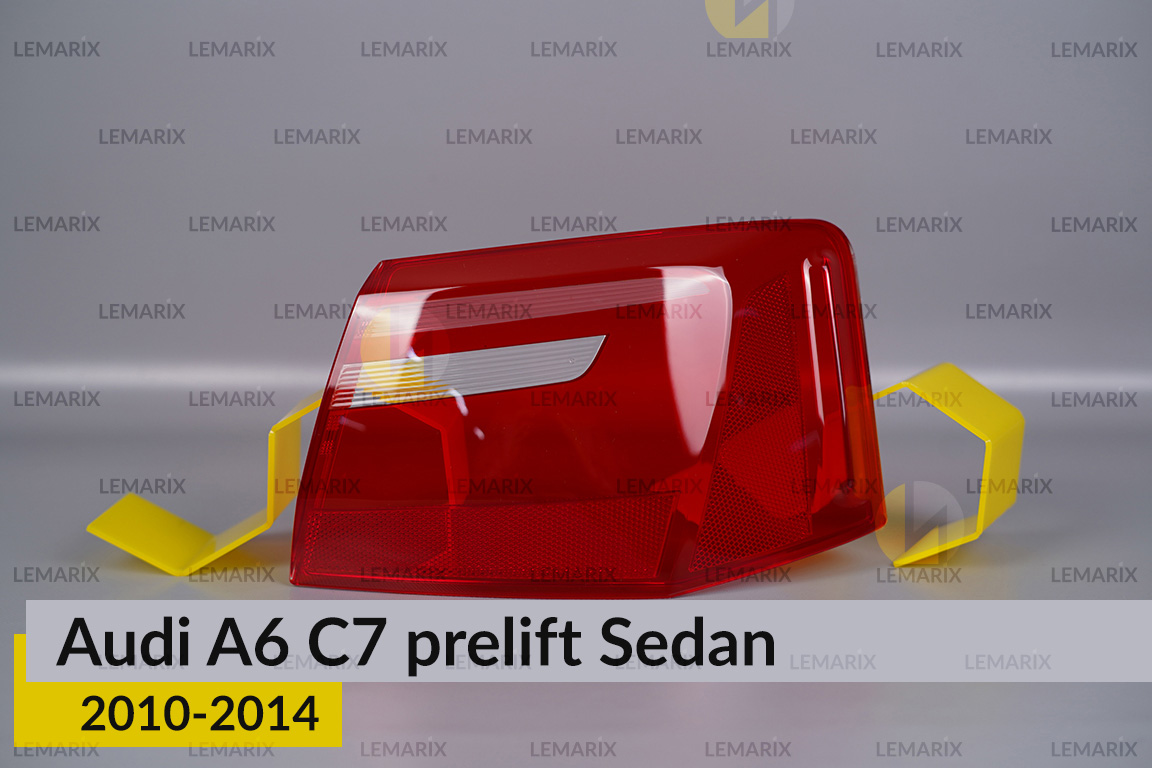 Скло заднього ліхтаря зовнішнє в крилі Audi A6 C7 Sedan (2010-2014) дорест праве